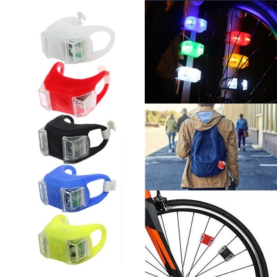 Picture of 2Pc LED Bicycle Safety Light Cycling Bike MTB lampu Lajak (3 Mode) Frog Strobe Tail Rear Light Warning Light - Cycle Accessories