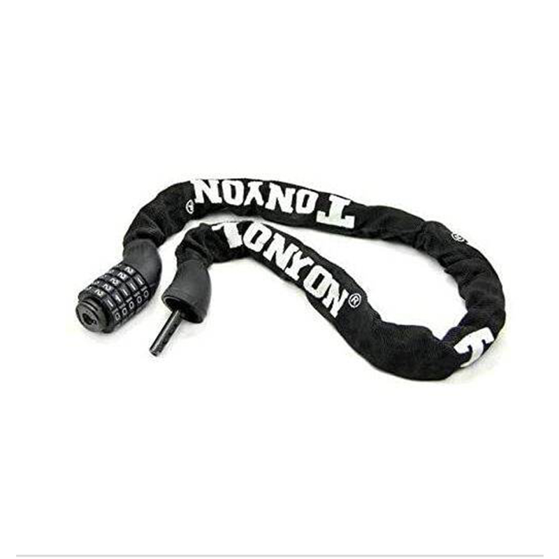 Picture of TonYon Five Digit Code Chain Lock Single Car Anti-Theft Lock Chain Lock Mountain Bike Anti-Theft Lock 90cm