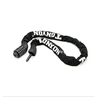 Picture of TonYon Five Digit Code Chain Lock Single Car Anti-Theft Lock Chain Lock Mountain Bike Anti-Theft Lock 90cm