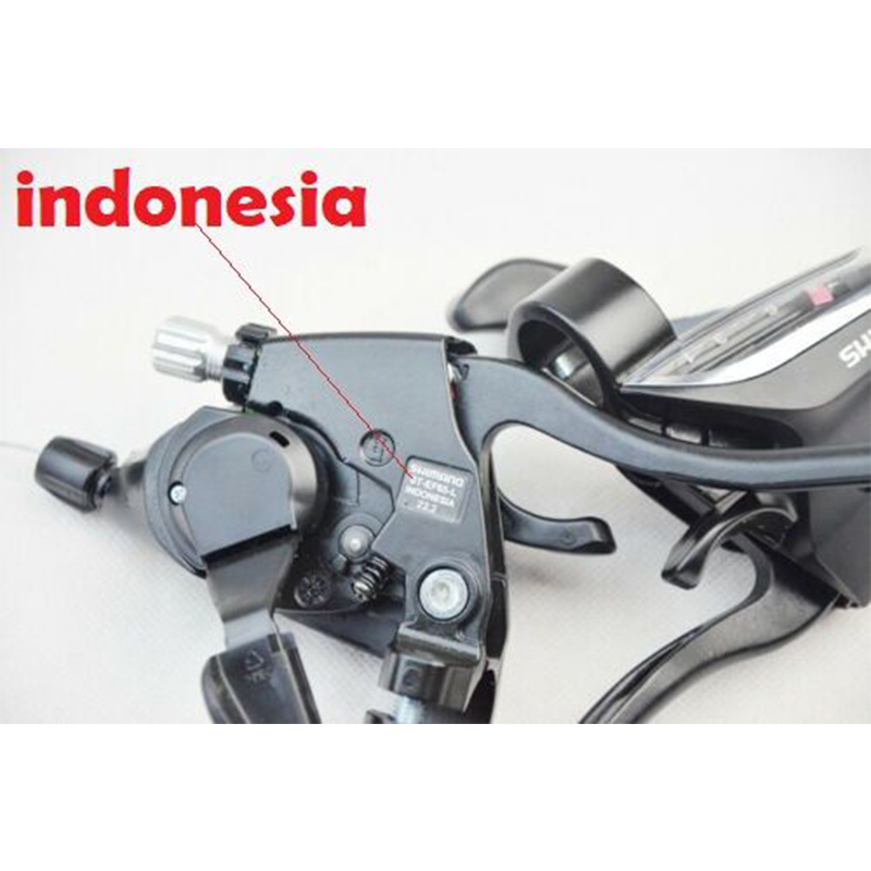Picture of SHIMANO ST-EF65 3×8 Speed MTB Bike Bicycle Shifter&Brake Set Lever Black w/cable ( Made In Indonesia )