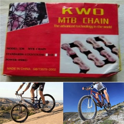 Picture of KWO Chain 8 Speed Mountain Bicycle Chain Transmission Gear Chain - সাইকেল