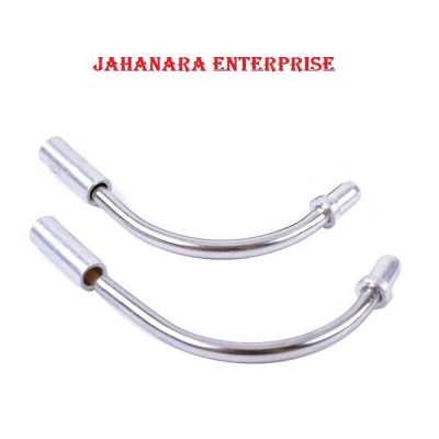 Picture of Bicycle Break Pipe Alloy 110 Degrees Bend Wire Guide Pipe Hose Js Cycling Supplies for Mountain Bike V Brake Noodles Cable Reduce Friction Brake Line 2 pcs
