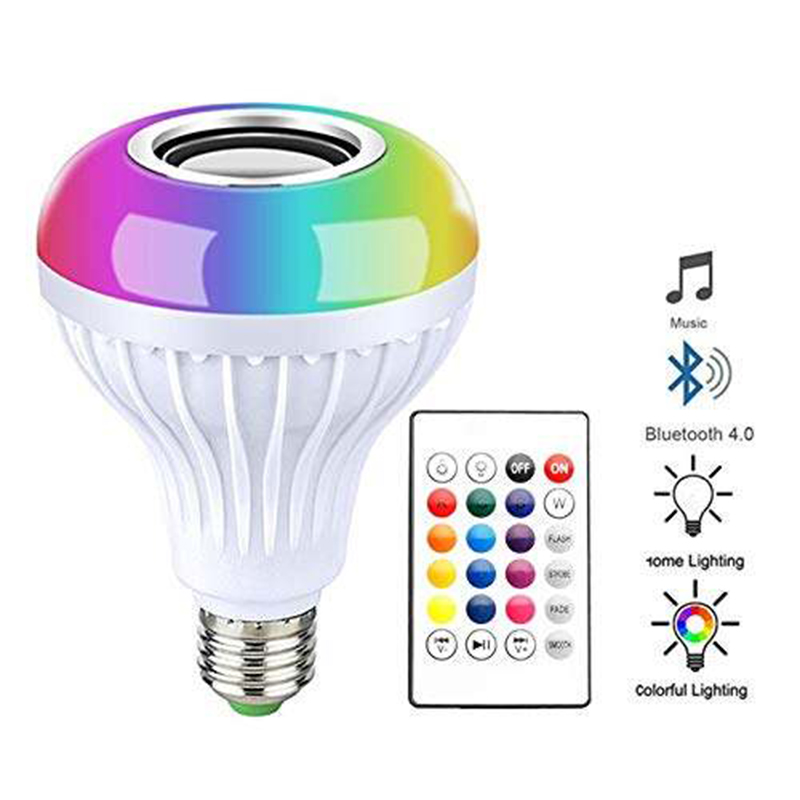 Picture of Taiwan Remote Controlled Bluetooth Devices music bulb lamp, Led Music BulbWith Bluetooth Speaker