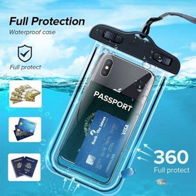 Picture of Waterproof Mobile Bag Protection for Virus Dust Rain Universal Smartphone for Rain
