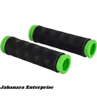 Picture of Bike Handlebar Grips, Soft TPR Rubber (120mm), Bicycle Grip for Bicycle (Green)