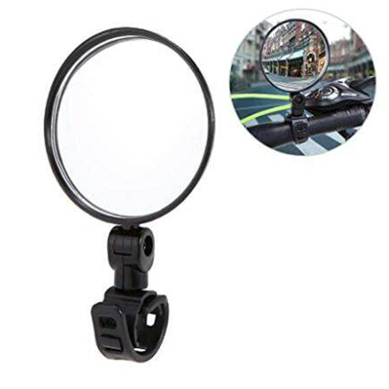 Picture of Bike Rearview Mirror 360° Rotary Cycling Bicycle Convex Glass Rear View Mirror