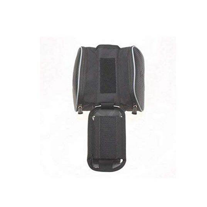 Picture of Rainproof Bicycle Front Bag Pannier MTB Bike Top Tube Pouch Touch Screen Cycling Handlebar Frame Case 6.5in Phone Holder Support Bicycle Bag Bicycle Accessories