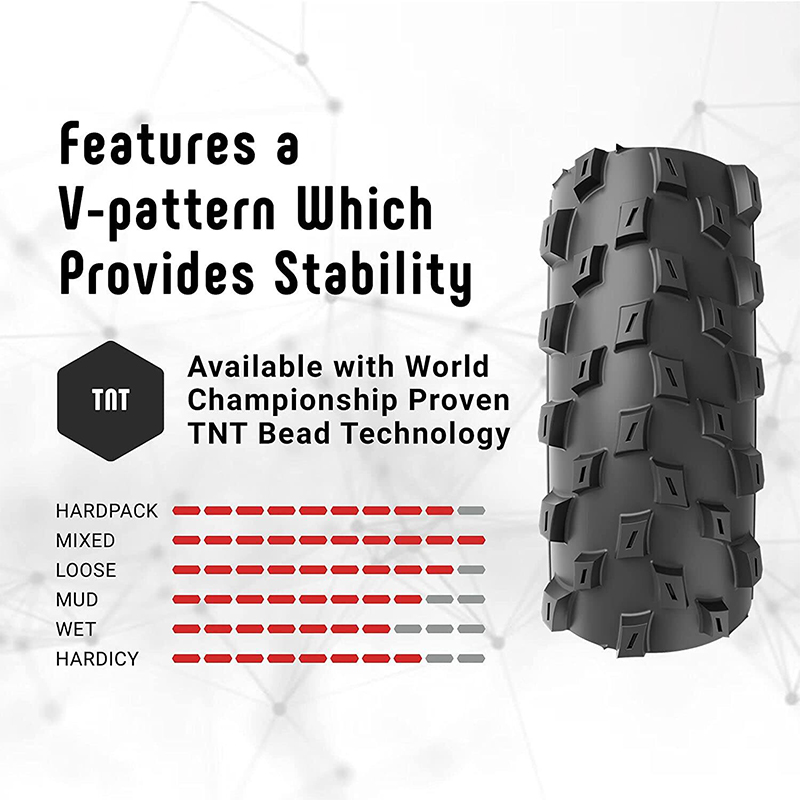 Picture of 29" x 2.10 inches Nylon Tyre Tire Mountain MTB Bicycle 29" x 2.10 (52-622) Meghna tyre 29" Bike Tire