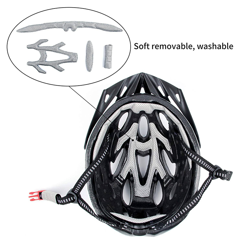 Picture of Bicycle Helmet with Adjustable Lightweight Mountain Bike Racing Helmet for Men and Women