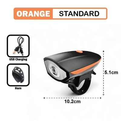 Picture of Bicycle Electric Horn With Light 8 Sound Bike Light Bicycle Accessories - Cycle Accessories