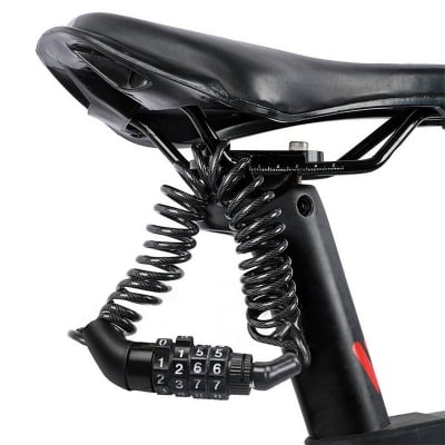Picture of Mini Bike Anti-theft Lock Bicycle Password Lock Cable Helmet Chain Lock