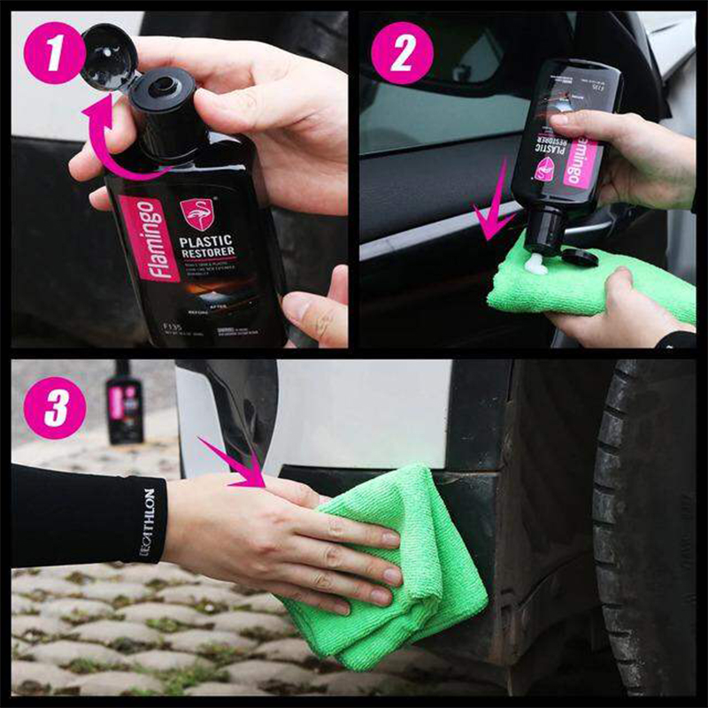 Picture of FLAMINGO Scratch Remover & Plastic Restorer Car Polish(300ml) - Remove light scratches, swirls and haze
