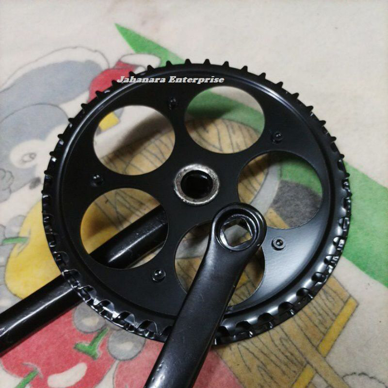 Picture of Cycle Crankset- Cotter Pin less Bicycle Crankset (Black) - সাইকেল