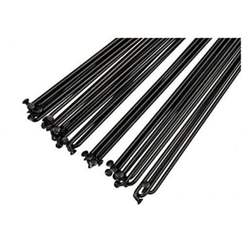 Picture of 24" Bicycle Spokes, Stainless Steel Bike Accessories Black 10/36 pcs - সাইকেল