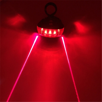 Picture of Bicycle Lasers Lights Waterproof 5 LED 2 Lasers 3 Modes Bike Taillight Safety Warning Light Bicycle Rear Bycicle Light Tail Lamp