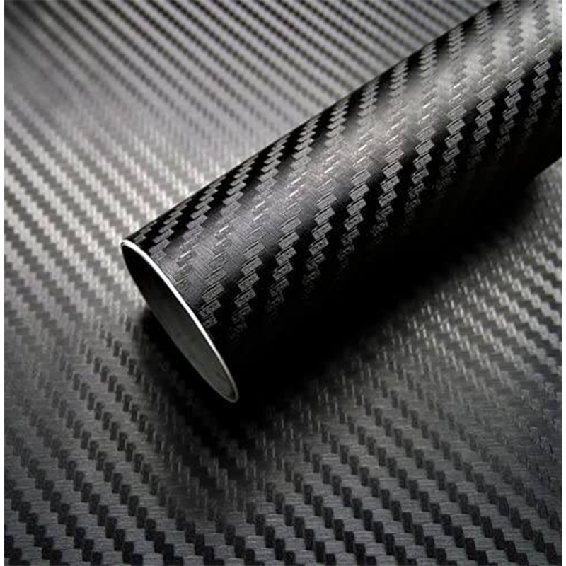 Picture of Sticker Black Carbon Fiber (18"×3" )Vinyl Wrap Texture 3D self adhesive DIY Decor Bike ,Motorcycle,Car stickers