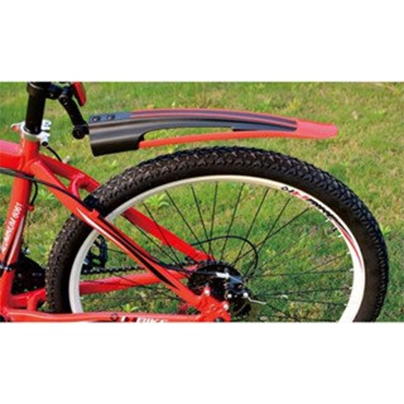 Picture of RED Colors Bicycle Mudguard Mountain Bike 3pcs Bicycle Accessories