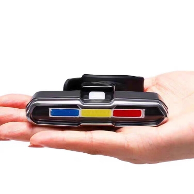 Picture of USB Rechargeable Tail Light RED High Intensity Rear LED Accessories for any Bicycles, Helmets Bicycle Accessories