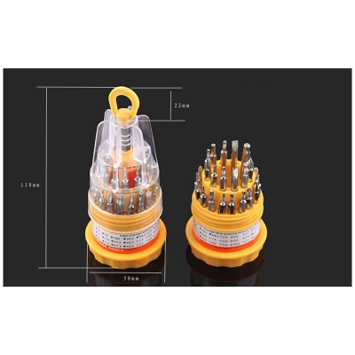 Picture of 31 in 1 multi-function screw driver set, batch assembly set, professional magnetic screw maintenance tool