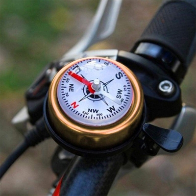 Picture of Compass Bicycle Bell Mountain Bike Aluminum Alloy Compass Bell Horn Car Bell For Bicycle Accessories 1pc