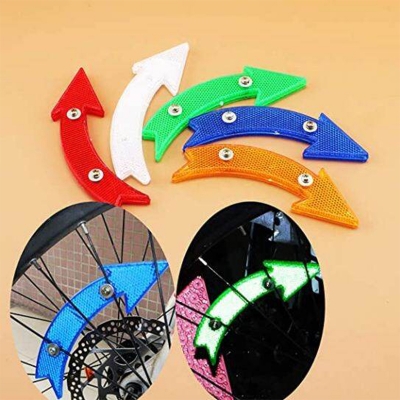 Picture of Bicycle Wheel Light Arrow Shape Waterproof Bike Wheel Light Bike Spoke Light 2 pcs