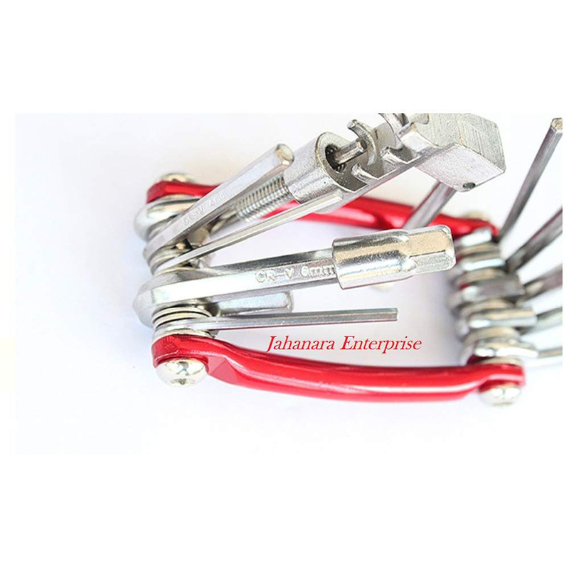 Picture of 16 Function Cycle Tool Kit Multi Purpose Mountain Bike Bicycle Repair Tool Kit Allen Key Wrench
