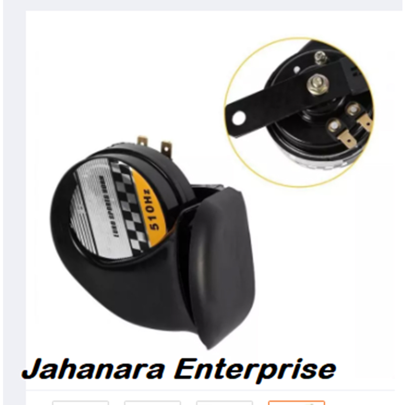 Picture of Motorcycle Horn Waterproof Universal Loud Sound 510Hz