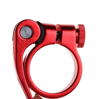 Picture of Aluminum Alloy Seatpost Clamp Quick 31.8mm MTB Bike Cycling Saddle Seat Post Clamp Quick Release Lock