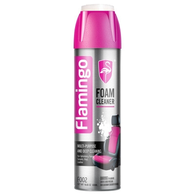 Picture of Flamingo Multi Purpose Foam Cleaner With Brush 650 Ml, Household, Kitchen, Bathroom Cleaner Foam Spray - Glass Cleaner