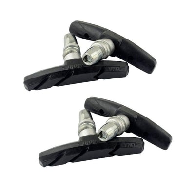 Picture of Bicycle Brake Pads Shoes Blocks Rubber without Nutbolt made in Malaysia 4 pcs Bicycle Accessories