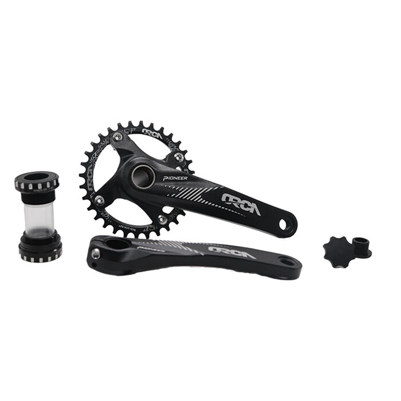 Picture of PIONEER Bicycle Crankset BCD104 32T Narrow wide bike chainrings LW-H03.L-170mm Crank hollow BC1. 37X24T/ BB L-40-50Nm/R-40-50Nm Square bicycle crank & chainwheel