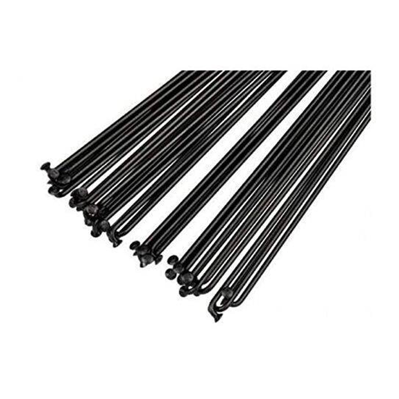Picture of Bike Spokes 26" Any Bicycle Stainless Steel Bicycle Spokes With Nipples 36 pcs Black - সাইকেল
