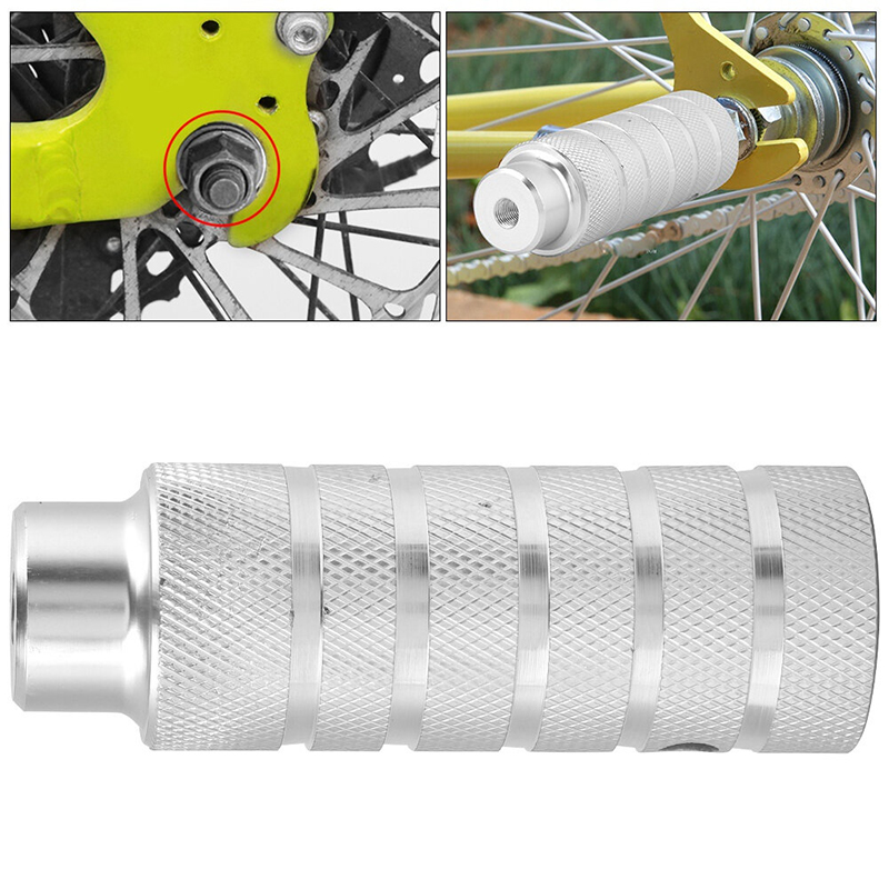 Picture of Aluminum Foot Pegs Big Size BMX Cycling Rear Stunt Pegs Foot Pedals 2 pcs Bicycle Accessories