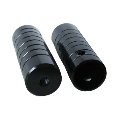 Picture of 2x BMX Steel Foot PEGS to suit 14mm Axles 38mm x 110mm PAIR BLACK Bicycle Footpegs Bicycle Accessories 2 pcs