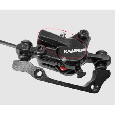 Picture of Kamros Hydraulic Brakes with Rotor Set FRONT & REAR Full set 2pc Disc Free