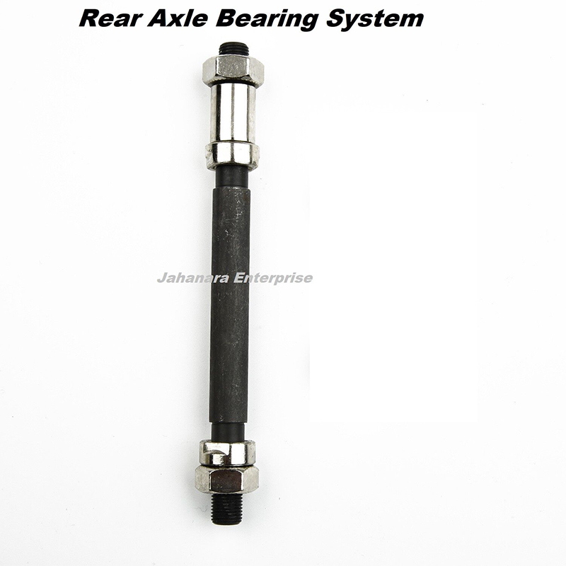 Picture of Bicycle Hub Rear Axle Bearing System Steel Wheel Hub Hollow Spindle Shaft Axle Bike Cycling Supplies Accessories145mm 1pc - সাইকেল  