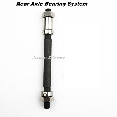 Picture of Bicycle Hub Rear Axle Bearing System Steel Wheel Hub Hollow Spindle Shaft Axle Bike Cycling Supplies Accessories145mm 1pc - সাইকেল  
