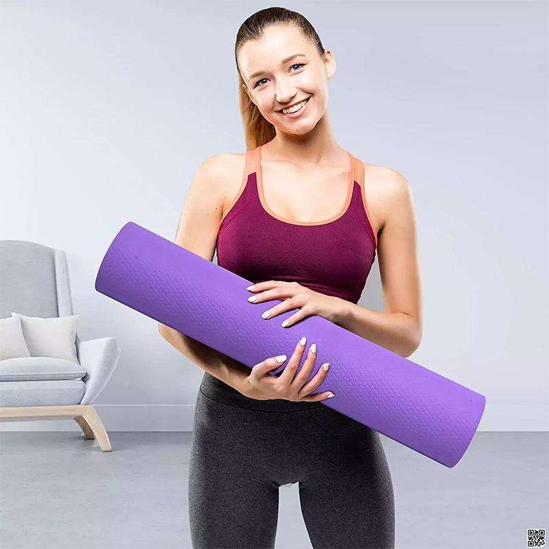 Picture of Yoga Mat, Eco Friendly Anti-Slip Exercise Yoga Mat সাইজঃ লম্বা-68ইঞ্চি, আড়ে-24ইঞ্চি