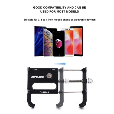 Picture of Motorcycle Raider Mobile Phone Holder Aluminum Alloy Bike Mobile Phone Holder Adjustable  Bike Accessories