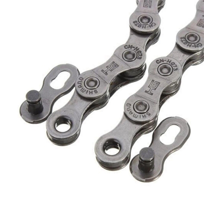 Picture of Bicycle Chain 9 Speed SHIMANO Deore LX 105 Chain Mountain Steel Silver 116 links  (Made in Japan) Bicycle Accessories