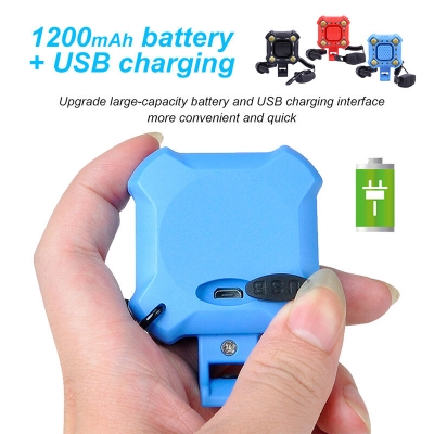 Picture of Bike Bell 4 Lamp Cycling Light 1200mAh Electric Horn Waterproof USB Charging Loud Alarm Security Bicycle Bell