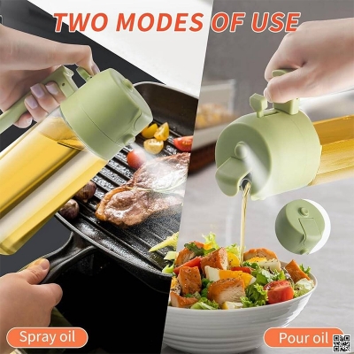 Picture of 2 in 1 Oil Sprayer and Oil Dispenser Bottle 500ml