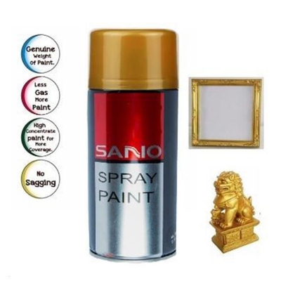 Picture of Golden Spray Paint -400ml Sanvo (Diamond Gold) 2599