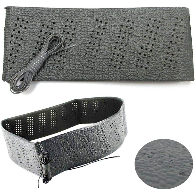 Picture of 2 Black Lace-On Cover Grip Steering Wheel Stretch Vehicle Auto Classic Accessory, Variable