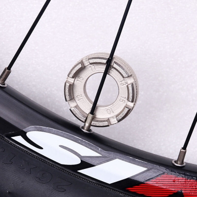 Picture of 1PCS Bicycle Spoke Nipple Wrench Bike 8 Way Spoke Nipple Key Wheel Rim Wrench Stainless Steel Repair Tool Key Bike Accessory