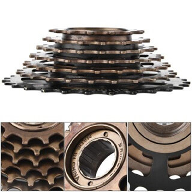 Picture of Bicycle Freewheel 7 Speed Mountain Bike Replacement Accessory BicycleAccessories  Heavy Duty Free