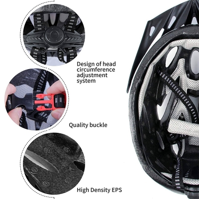 Picture of Bicycle Helmet with Adjustable Lightweight Mountain Bike Racing Helmet for Men and Women