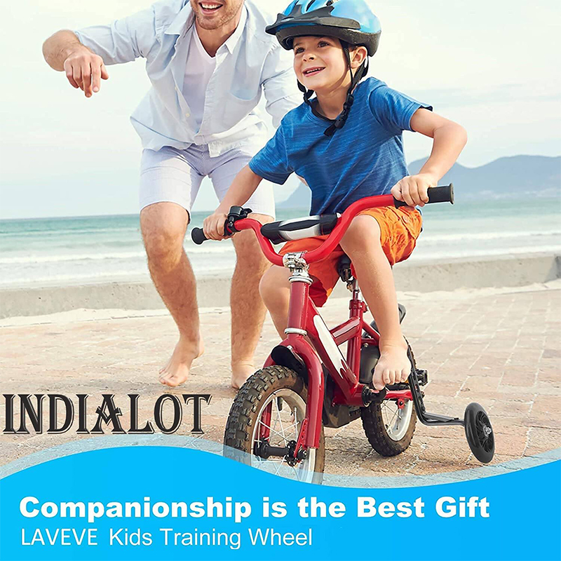 Picture of Cycle Side Supporter Wheel Training Wheels Adjustable Side Support Wheel Set for 12 to 20 inch Bicycle