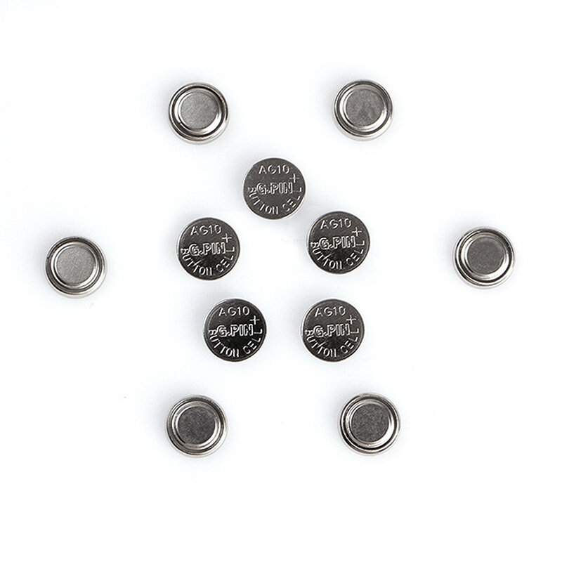 Picture of 10pcs AG10 Button Coin Cell Batteries Watch Clock Battery Toys Remote Controls Button Coin Cell Digital Cameras Batteries