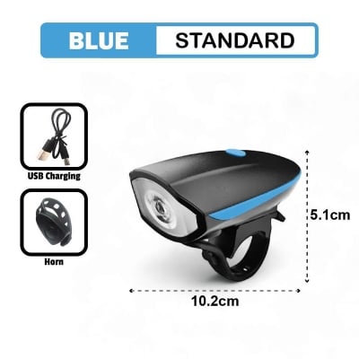 Picture of Bicycle Electric Horn With Light 8 Sound Bike Light Bicycle Accessories - Cycle Accessories